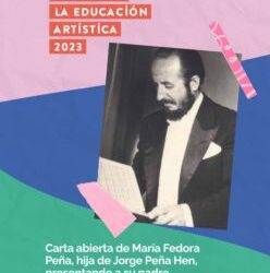 SEA 2023. Carta de María Fedora Peña + Cartilla de mediación